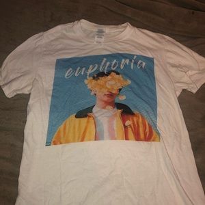 BTS Jungkook Euphoria white tee - Size S